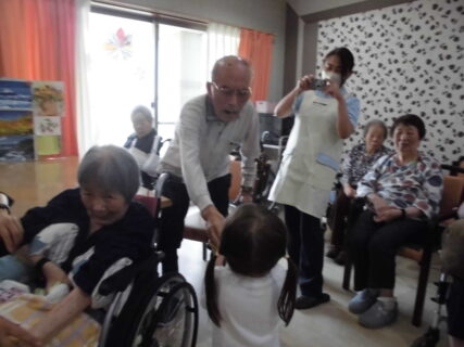 かわいいお客さん